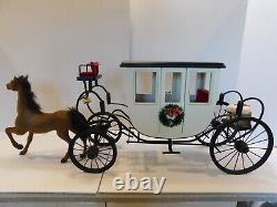 2014 Byers Choice Coach Horse & Carriag Beautiful Piece For Your Carolers