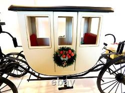 2014 Byers Choice Coach Horse & Carriag Beautiful Piece For Your Carolers