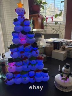 2014 Hallmark Wireless Christmas Concert Snowmen Complete Set With Conductor