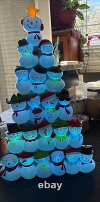 2014 Hallmark Wireless Christmas Concert Snowmen Complete Set With Conductor