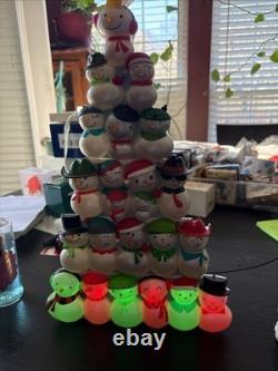 2014 Hallmark Wireless Christmas Concert Snowmen Complete Set With Conductor