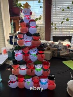 2014 Hallmark Wireless Christmas Concert Snowmen Complete Set With Conductor