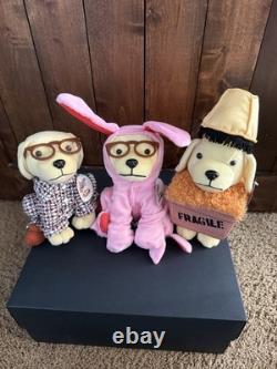 2025 Set of 3 Raising Cane's Plush Christmas Story Ralphie Pink Bunny SOLD OUT