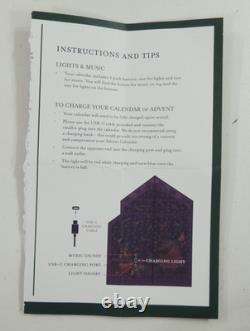 2025 Vosges Haut Advent Calendar Musical Lighted Greenhouse Empty Includes Charg