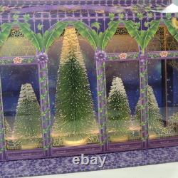 2025 Vosges Haut Advent Calendar Musical Lighted Greenhouse Empty Includes Charg