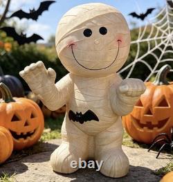 2026 Cracker Barrel Halloween Mummy Blow Mold -RARE