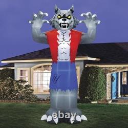 20FT Halloween Inflatable LED Lighted Colossal Werewolf Airblown Yard Inflatable 20FT Halloween Inflatable LED Lighted Colossal Werewolf Airblown Yard Inflatable