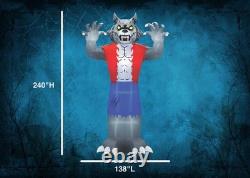 20FT Halloween Inflatable LED Lighted Colossal Werewolf Airblown Yard Inflatable 20FT Halloween Inflatable LED Lighted Colossal Werewolf Airblown Yard Inflatable