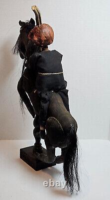 21 Primitive Folk Art HALLOWEEN Headless Horseman JOL Head Artist Doll OOAK