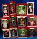 22 Hallmark Holiday/sp. Ed. Barbie Doll Ornaments All Nib Most Not Opened