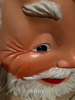 24 Vintage Illuminated Standard Santa Claus Face Goodman
