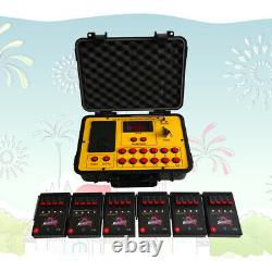 24 cues fireworks firing system 500M wireless remote control ABS Waterproof Case