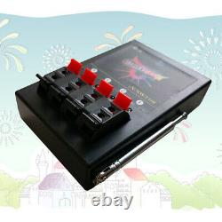 24 cues fireworks firing system 500M wireless remote control ABS Waterproof Case