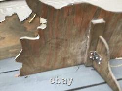 2p Bonnie Barrett Boardwalk Originals Christmas Dog Sled Child Dummy Board Stand