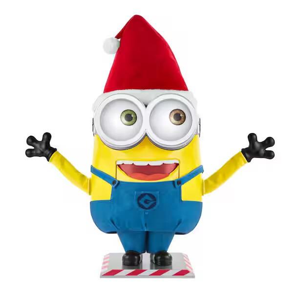 3.5-ft. Animated Led Christmas Holiday Minion Rolling Eyes, Mouth, Waist, Hands