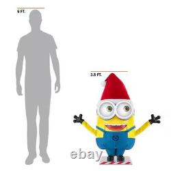3.5-Ft. Animated LED Christmas Holiday Minion Rolling Eyes, Mouth, Waist, Hands