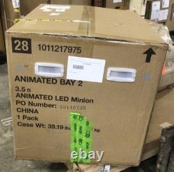 3.5-Ft. Animated LED Christmas Holiday Minion Rolling Eyes, Mouth, Waist, Hands