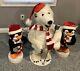 3 Piece Animated Christmas Band Gemmy Rare Htf Polar Bear And Penguin Combo