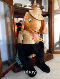 31 Giant Gund Easter Bunny Rabbit COWBOY from the 1940's