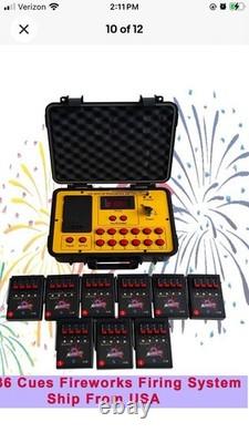 36 cues 1200 channel wireless firework firing system group transmitter Control
