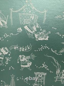 4 Vintage Christmas Santa Gift Boxes Santa Trees BOXES ONLY EMPTY 50s-60s RARE