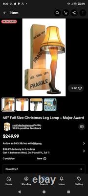 45 Full Size Christmas Leg Lamp Major Award 45 Full Size Christmas Leg Lamp Major Award