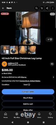 45 Full Size Christmas Leg Lamp Major Award 45 Full Size Christmas Leg Lamp Major Award