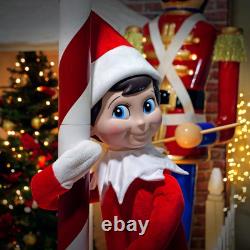4ft 10in Poseable Elf On The Shelf Christmas Decor Giant! Indoor/outdoor New