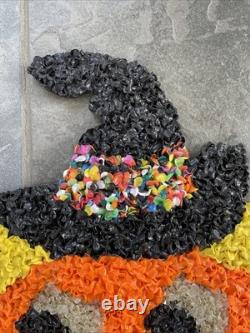 5 VTG Melted Popcorn 70s Halloween & Thanksgiving Pumpkin Witch Ghost Pilgrims