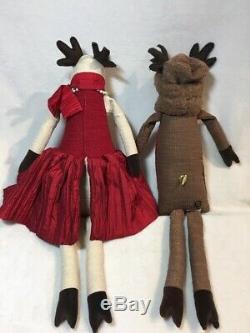 5 WOOF & POOF Musical Holiday REINDEER 2007 2008 Excellent Condition