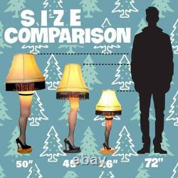 50 Deluxe Full-Size Leg Lamp Glowing Holiday Icon Ships in Cardboard
