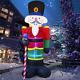 8 Foot Christmas Inflatable Nutcracker Soldier Outdoor Decorations, Light Up Inf