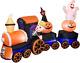 9 Feet Halloween Inflatable Train With Kittens White Ghosts/pumpkin With Led Lig
