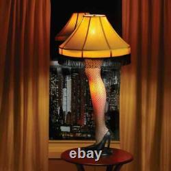 A Christmas Story 45 Ladies Leg Lamp Full Size Major Award with Wooden Leg Crate