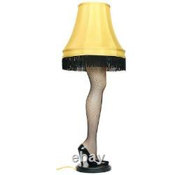 A Christmas Story 45 Ladies Leg Lamp Full Size Major Award with Wooden Leg Crate