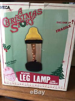 A Christmas Story Inflatable Leg Lamp Lawn Ornament 6ft Tall