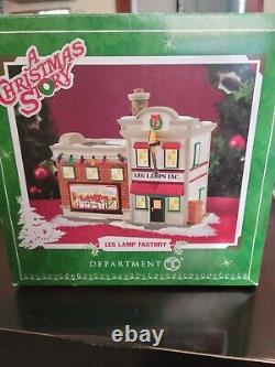 A Christmas Story LEG LAMP FACTORY Department 56 NEW