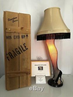 A Christmas Story Major Award Limited Edition Signature Series Leg Lamp Light