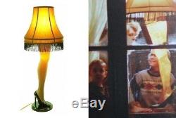 A Christmas Story Womans Leg Lamp withFull Size Crate Authentic Movie Quality 50