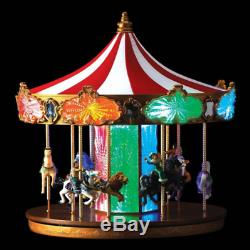 ANIMATED JUBILEE CAROUSEL BY MR. CHRISTMAS Plays 15 Christmas carols and 15 year