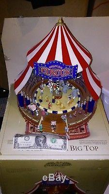 ANIMATED MR. CHRISTMAS World's Fair Big Top -Gold Label With Box MUSIC