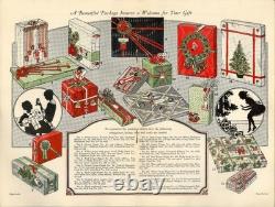ANTIQUE 1925 Dennison's Christmas Book CHRISTMAS & NEW YEAR'S SUGGESTIONS Nice