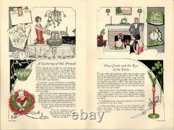 ANTIQUE 1925 Dennison's Christmas Book CHRISTMAS & NEW YEAR'S SUGGESTIONS Nice