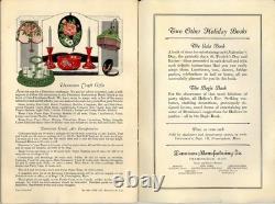 ANTIQUE 1925 Dennison's Christmas Book CHRISTMAS & NEW YEAR'S SUGGESTIONS Nice