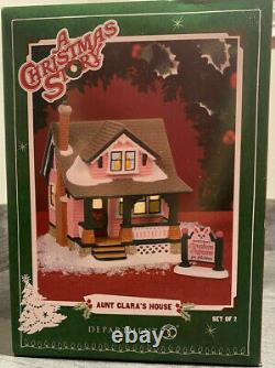 AUNT CLARA's HOUSE A CHRISTMAS STORY Department 56 Dept. NEW