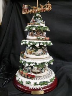 AUTHENTIC Thomas Kinkade Wonderland Express Christmas Tree #14588 Working Perfec
