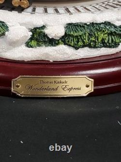 AUTHENTIC Thomas Kinkade Wonderland Express Christmas Tree #14588 Working Perfec