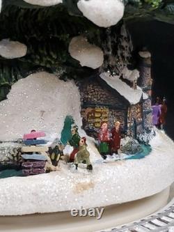 AUTHENTIC Thomas Kinkade Wonderland Express Christmas Tree #14588 Working Perfec