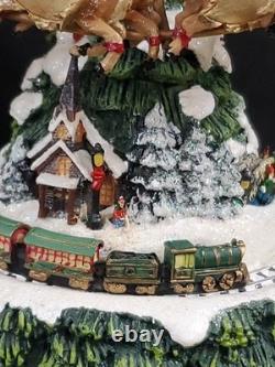 AUTHENTIC Thomas Kinkade Wonderland Express Christmas Tree #14588 Working Perfec