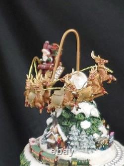 AUTHENTIC Thomas Kinkade Wonderland Express Christmas Tree #14588 Working Perfec